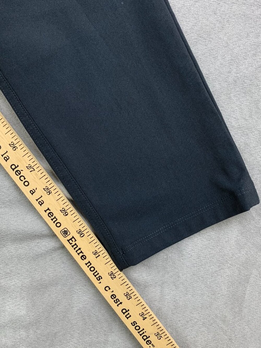 Lululemon Mens 34 Gray Chino ABC Pant Skinny Warpstreme Tapered M5593S 34x32 - Picture 5 of 10